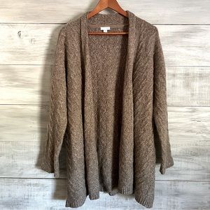 J. Jill Tan/Taupe Cardigan
